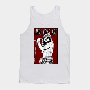 Vintage Retro Linda Ronstadt Tank Top